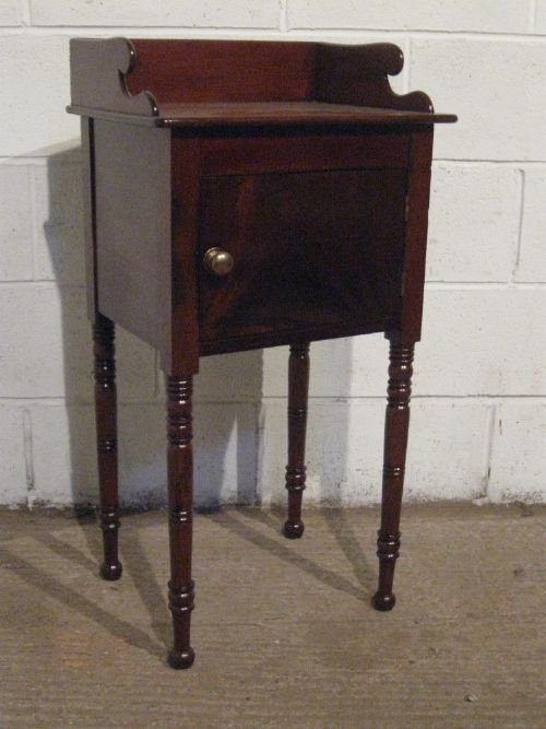 Antique Regency Mahogany Pot Cupboard Bedside Table C1800 Wdb75/6.7