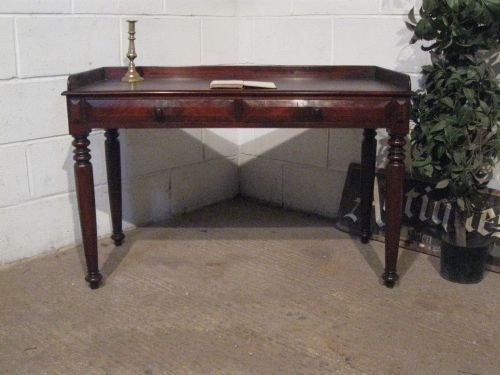 Antique William 1v Flamed Mahogany Side Writing Table C1820 Wdb85/7.7