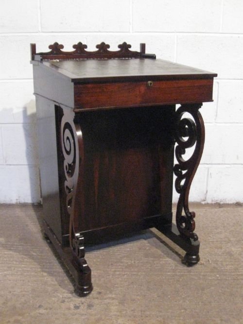 Antique William 1v Rosewood Davenport Desk C1820 Wdb4860/7.7