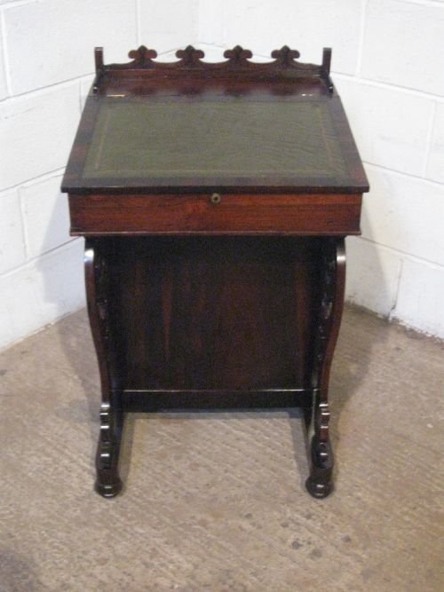 fig 1. ANTIQUE WILLIAM 1V ROSEWOOD DAVENPORT DESK C1820 WDB4860/7.7