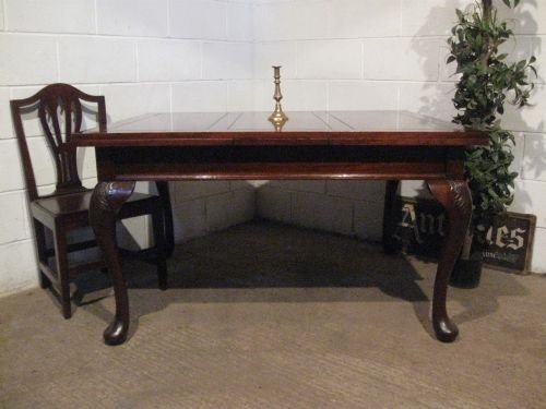 Antique Victorian Mahogany Drawer Leaf Extending Dining Table Seats 10-12 People C1890 Wdb4956/12.7