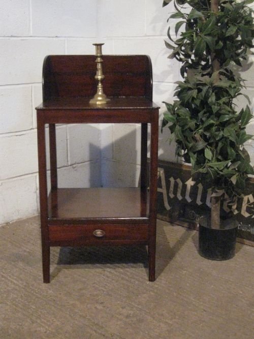 Antique Regency Mahogany Night Stand  Table C1800