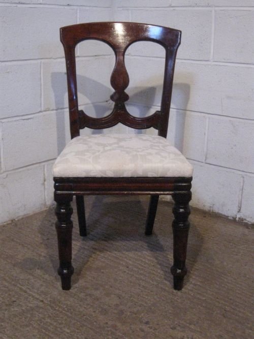 fig 1. LOVELY SET 10 ANTIQUE VICTORIAN MAHOGANY DINING CHAIRS C1880 WDB100/19.7