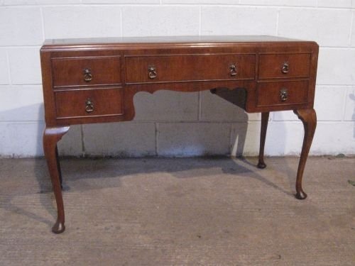Antique Edwardian Walnut Leather Topped Writing Desk C1900 Wp70/19.7