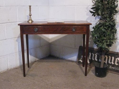 Antique Regency Mahogany Side or Hall Table C1800 Wdb90/27.7