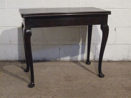 Antique George 111 Cuban Mahogany Fold Over Tea Table C1780 Wdb4949/1.9
