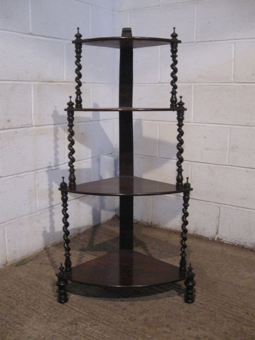 Antique Regency Rosewood 4 Tier Whatnot C1800 Wdb4990/1.9