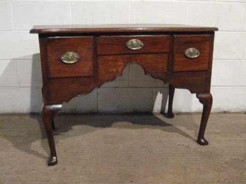 Antique Georgian Oak Lowboy Side Table Desk C1780 Wdb5005/7.9