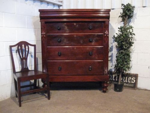 Antique William 1v Mahogany Scotch Chest of Drawers C1830 Wdb4945/7.9