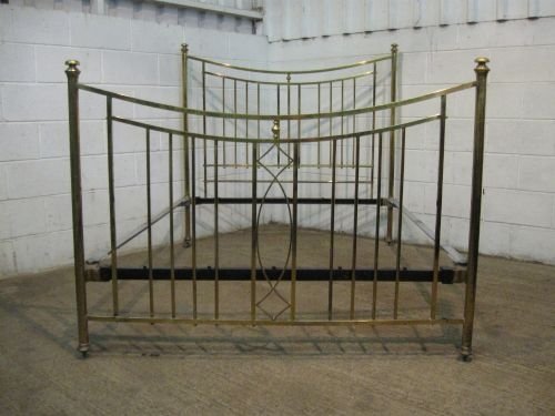 Superb Antique Victorian 5ft Queen Size Brass Bed  C1880 Wdb5015/7.9