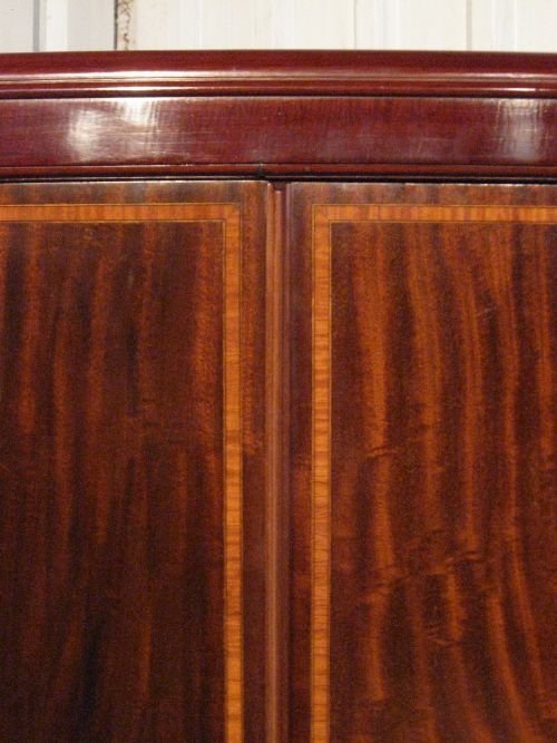 fig 2. ANTIQUE EDWARDIAN MAHOGANY DOUBLE WARDROBE C1900 WDB5982/13.9