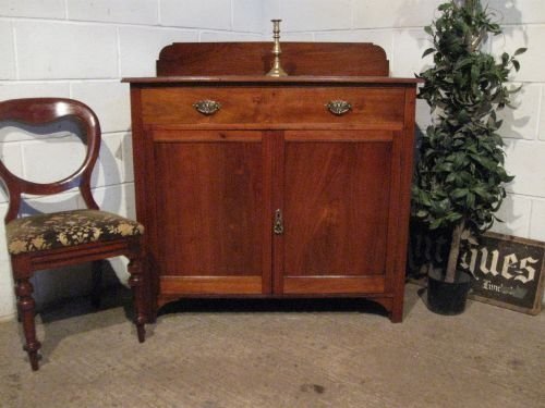 Quality Antique Edwardian Mahogany Sideboard Cabinet C1900 Wdb5972/13.9