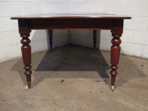 fig 1. ANTIQUE VICTORIAN MAHOGANY EXTENDING DINING TABLE C1880 SEATS 8 PEOPLE WDB6020/20.9