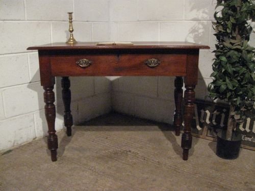 Antique Edwardian Mahogany Side Table Writing Desk C1900 Wdb5974/27.9