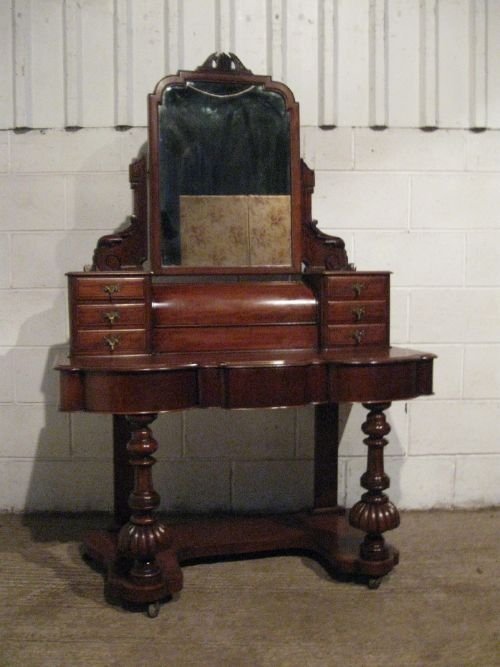 fig 1. SUPERB ANTIQUE VICTORIAN MAHOGANY DUCHESSE DRESSING TABLE C1880 WDB6037/27.9