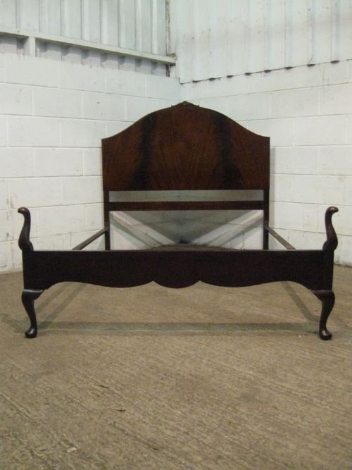 Antique Edwardian Mahogany Double Bed C1900 Wdb6062/27.9