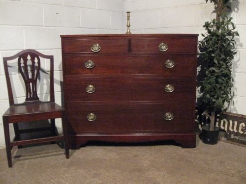 fig 1. ANTIQUE GEORGIAN MAHOGANY CHEST OF DRAWERS C1780 WDB6025/27.9