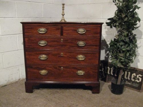 Antique Georgian Mahogany Chest of Drawers C1780 Wdb6015/27.9