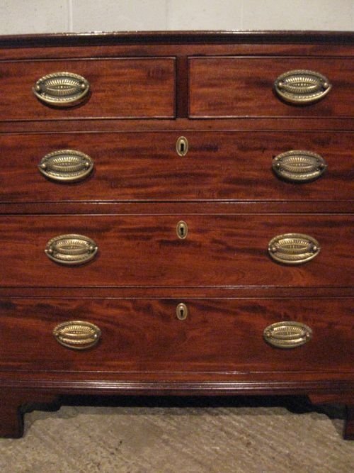fig 1. ANTIQUE GEORGIAN MAHOGANY CHEST OF DRAWERS C1780 WDB6015/27.9