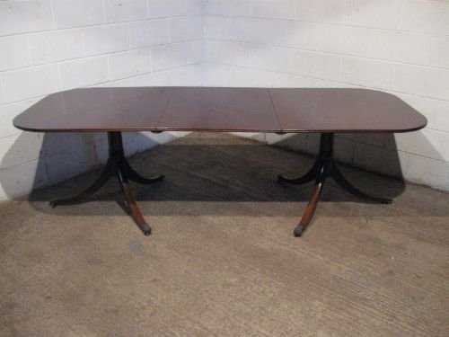 Antique Edwardian Regency Mahogany Extending Dining Table C1900 Seats 10-12 Wdb6069/6.10