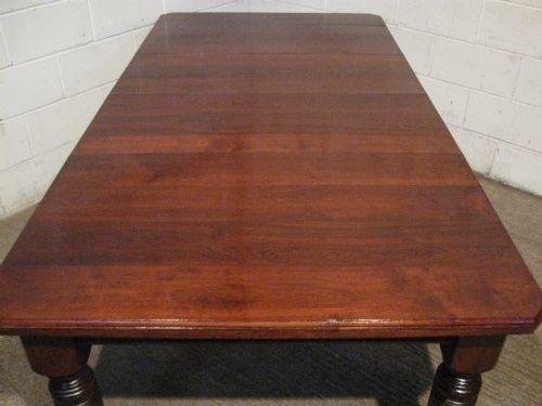 Antique Victorian Mahogany Extending Dining Table Seats 10-12 C1880 Wdb4985/6.10