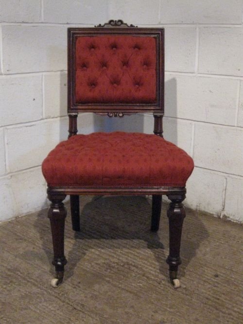 fig 1. ANTIQUE SET FOUR EARLY VICTORIAN CUBAN MAHOGANY DINING CHAIRS C1840 WDB6047/6.10