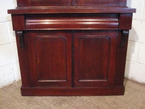 fig 1. ANTIQUE VICTORIAN MAHOGANY LIBRARY BOOKCASE C1880 WDB6064/6.10