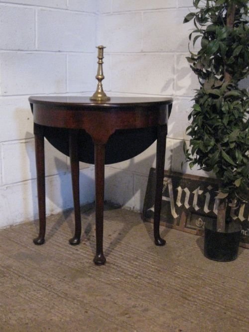 fig 1. ANTIQUE SMALL GEORGIAN MAHOGANY GATE LEG TEA TABLE C1780 WDB6049/6.10