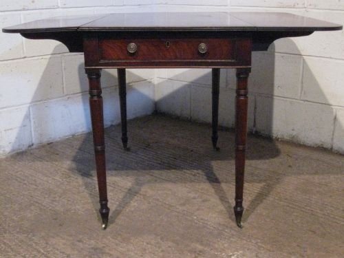 Antique Regency Mahogany Pembroke Drop Leaf Table C1800 Wdb6065/12.10