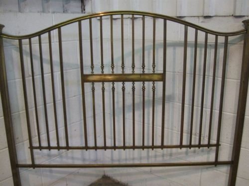 fig 1. ANTIQUE VICTORIAN BRASS QUEEN 5FT DOUBLE
BED C1880 WDB6063/12.10