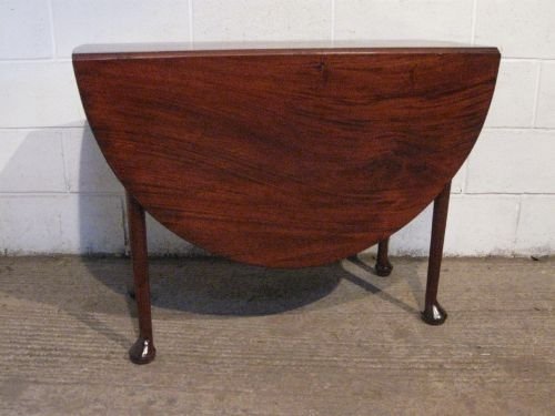 Antique Georgian Mahogany Drop Leaf Gate Leg Dining Table Seats Six C1780 Wdb/12.10