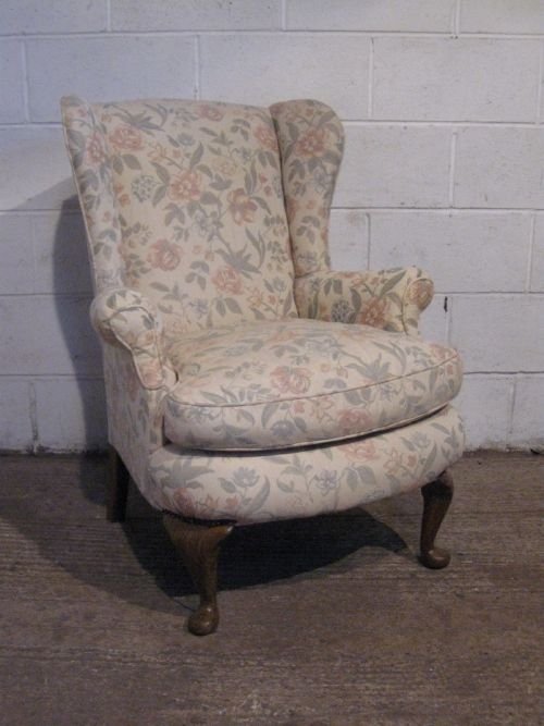 Antique Edwardian Wing Armchair C1900 Wdb6085/12.10