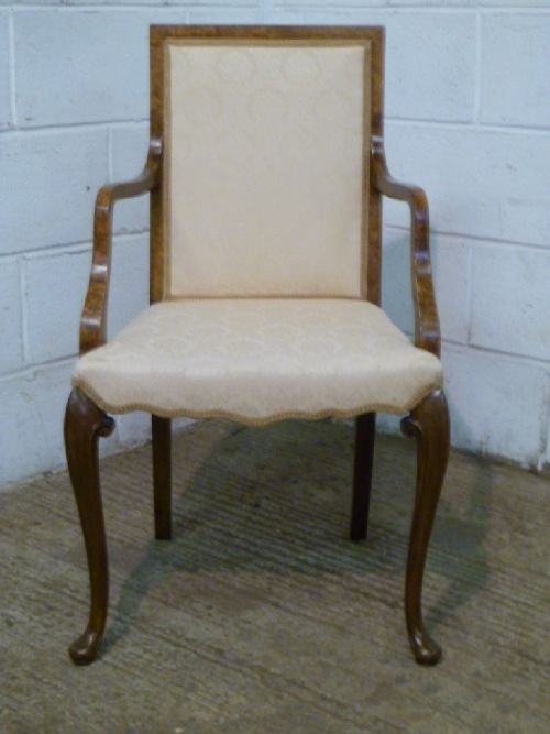 fig 1. SUPERB PAIR ANTIQUE EDWARDIAN WALNUT SALON CHAIRS C1900 WDB6097/19.10