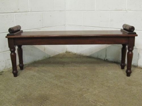 Antique Victorian Oak Hall Bench Window Seat C1860 Wdb6114/8.11