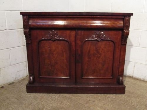 fig 1. SUPERB ANTIQUE WILLIAM 1V MAHOGANY CHIFFONIER SIDEBOARD C1820 WDB6101/8.11