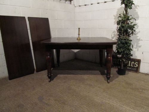 fig 1. ANTIQUE VICTORIAN LARGE OAK EXTENDING WIND OUT DINING TABLE SEATS 10-12 C1880 J6101A/8.11