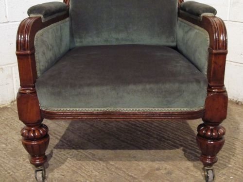 fig 1. ANTIQUE VICTORIAN OAK SALON ARMCHAIR C1860 WDB6129/15.11