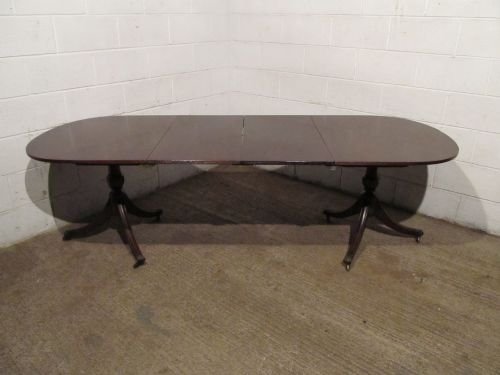 Superb Antique Edwardian Mahogany Extending Pedastal Dining Table C1900 Seats 10 Wdb6122/15.11