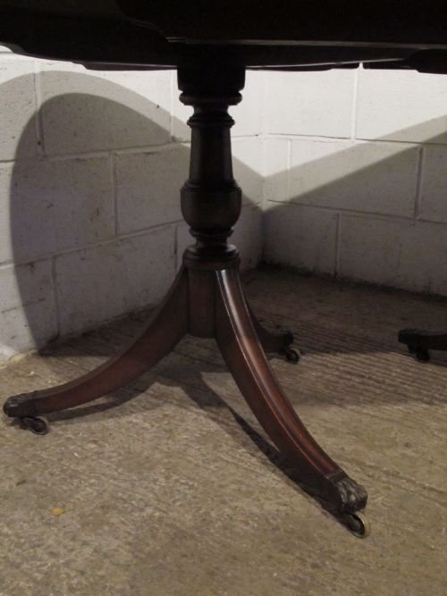 fig 2. SUPERB ANTIQUE EDWARDIAN MAHOGANY EXTENDING PEDASTAL DINING TABLE C1900 SEATS 10 WDB6122/15.11