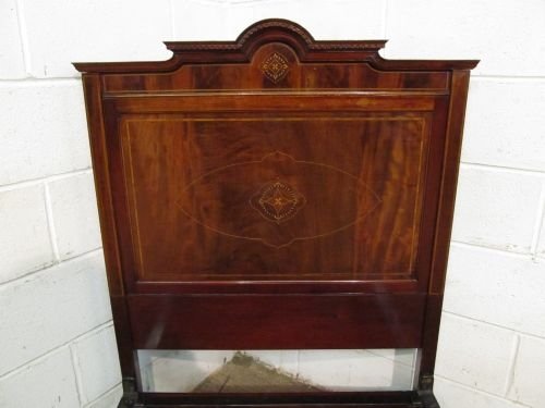 fig 2. ANTIQUE PAIR SUPERB EDWARDIAN MAHOGANY INLAID SINGLE BEDS C1900 WDB6139/15.11