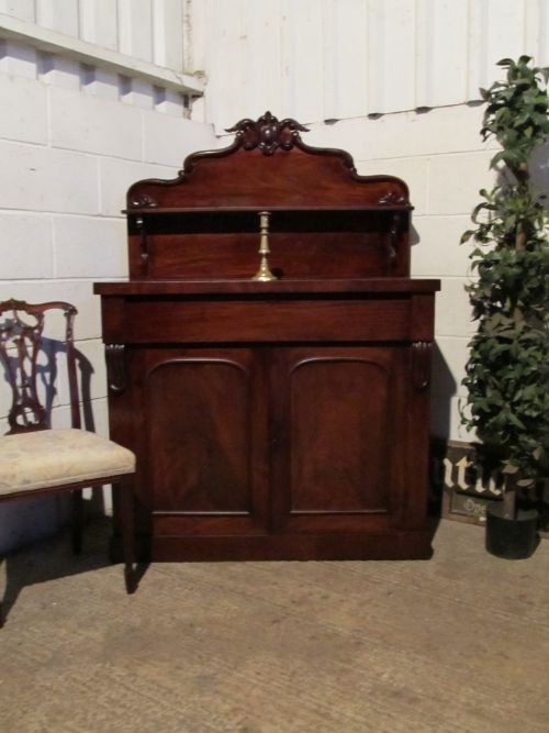 fig 1. ANTIQUE VICTORIAN MAHOGANY CHIFFONIER SIDEBOARD C1880 WP2130A/15.11