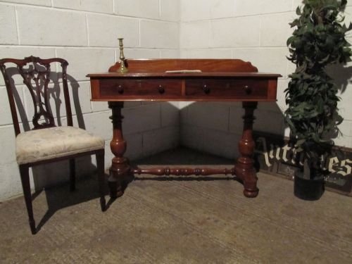 Antique Victorian Mahogany Leather Topped Writing Desk C1880 Wjm6131a/15.11