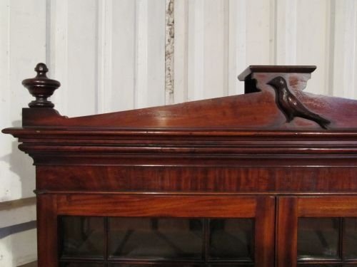 fig 2. ANTIQUE WILLIAM 1V MAHOGANY LIBRARY BOOKCASE C1820 WDB6142/22.11