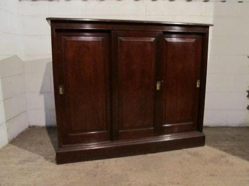 Superb Antique Victorian Mahogany Bookcase Cupboard C1880 Wdb6138/22.11