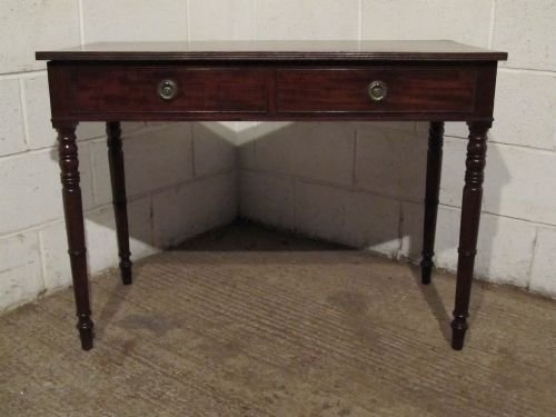 fig 1. ANTIQUE REGENCY MAHOGANY SIDE TABLE WRITING DESK C1800 WDB6151/29.11