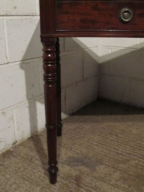 fig 2. ANTIQUE REGENCY MAHOGANY SIDE TABLE WRITING DESK C1800 WDB6151/29.11