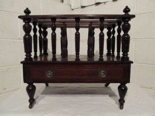 Lovely Victorian Mahogany Canterbury C1880 Wdb6147/29.11