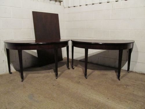 fig 1. SUPERB ANTIQUE GEORGIAN CUBAN MAHOGANY EXTENDING DINING TABLE C1780 WDB6106/29.11