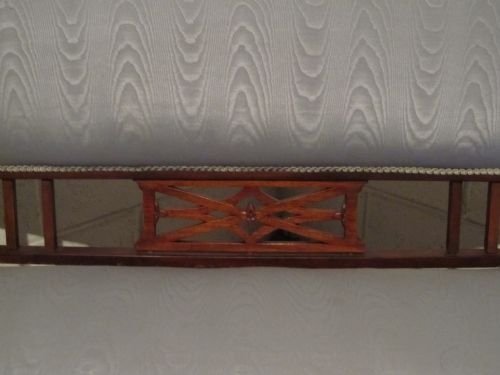 fig 2. ANTIQUE EDWARDIAN ARTS & CRAFTS SMALL MAHOGANY SOFA C1900 WDB6144/29.11