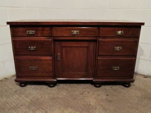 fig 1. ANTIQUE VICTORIAN MAHOGANY CHIFFONIER SIDEBOARD C1880 WDB